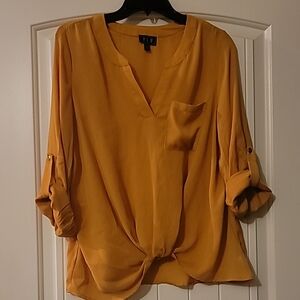 Women's Mustard Yellow Blouse